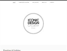 Tablet Screenshot of iconicdesigngallery.com